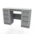 Beverley 6 Drawer Kneehole Vanity Dressing Table - Welcome Furniture