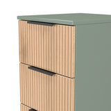 Java 4 Drawer Bedside Table