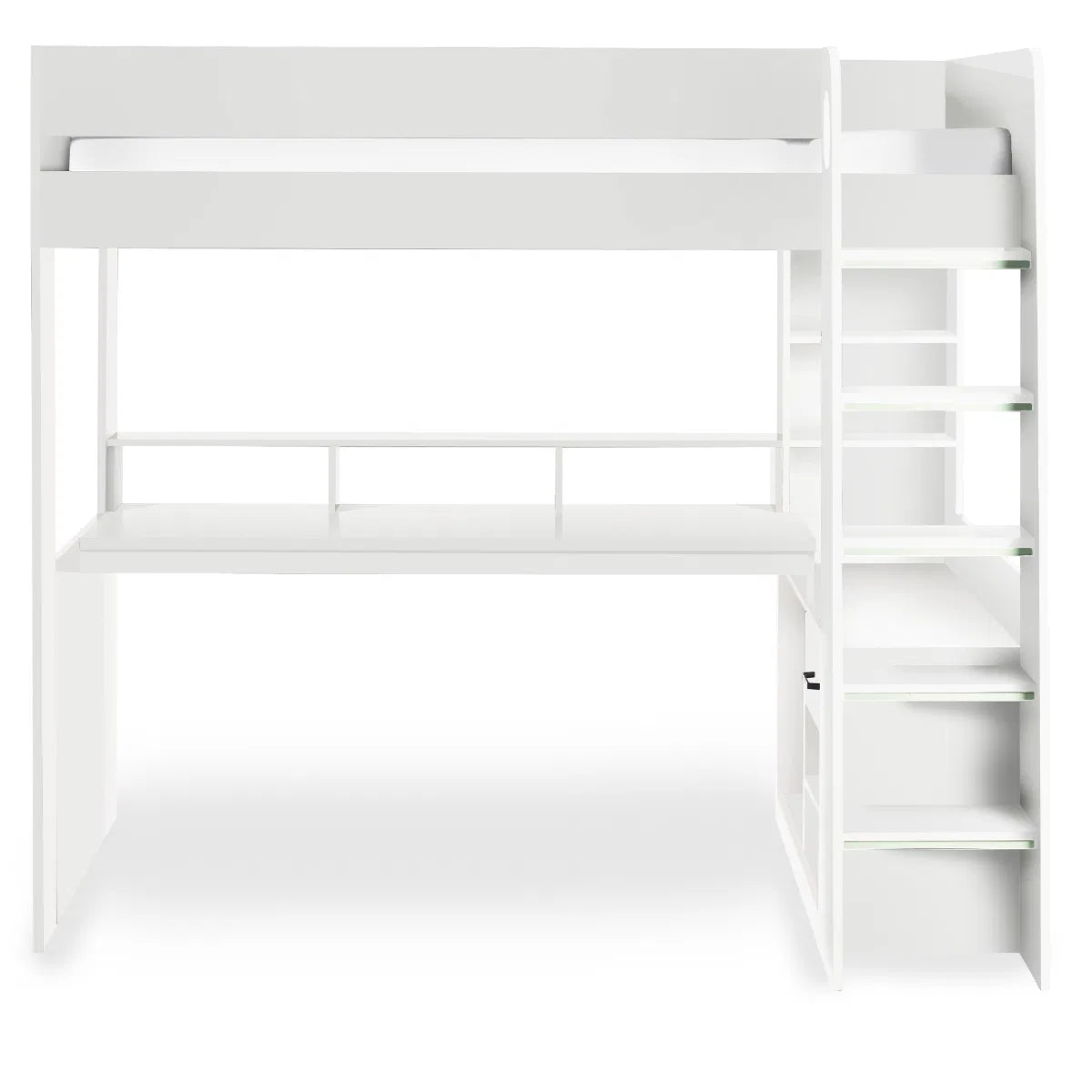 Blaze Gaming High Sleeper Bed Frame with Desk - Julian Bowen
