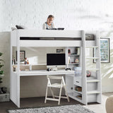 Blaze Gaming High Sleeper Bed Frame with Desk - Julian Bowen