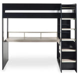 Blaze Gaming High Sleeper Bed Frame with Desk - Julian Bowen