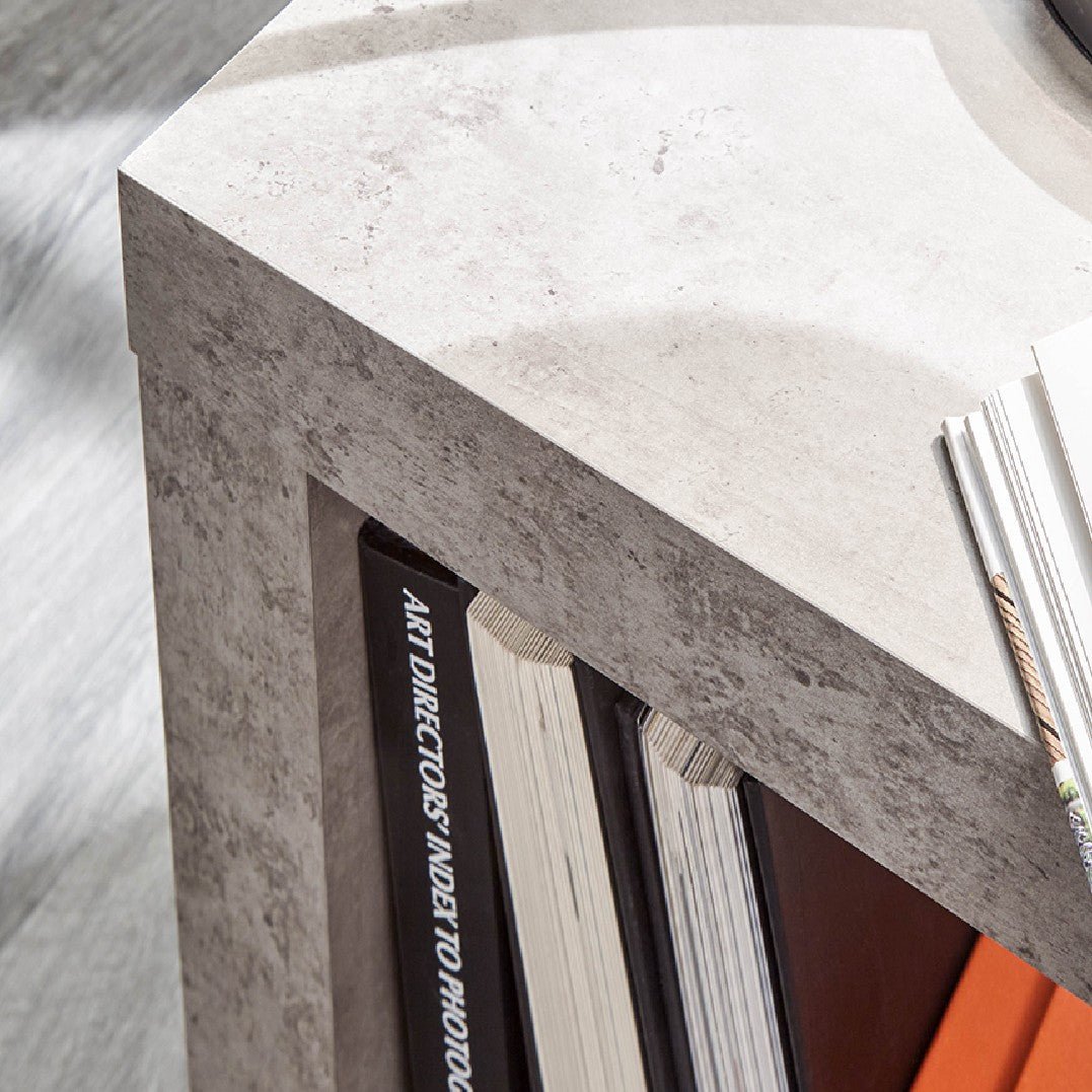 Bloc Concrete Effect Side Table - GFW