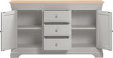 Bordeaux 2 Door 3 Drawer Sideboard - Seconique