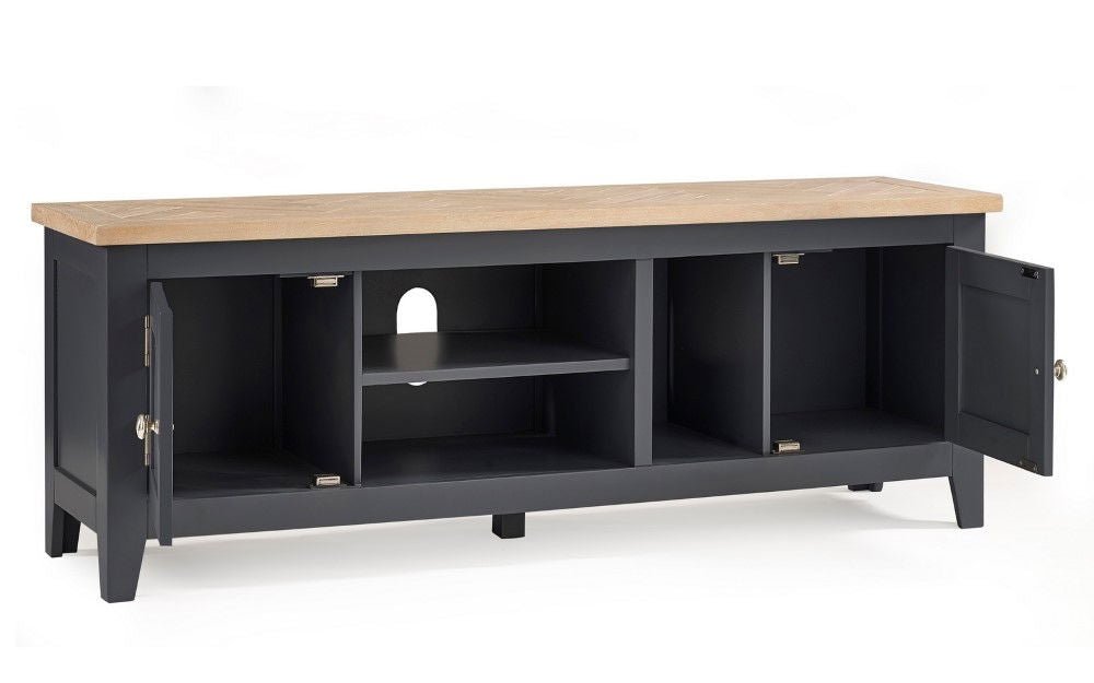 Bordeaux 2 Door TV Unit - Julian Bowen