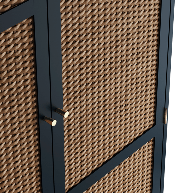 Bordeaux 2 Door Wardrobe - LPD