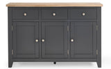 Bordeaux 3 Drawer 2 Door Sideboard - Julian Bowen