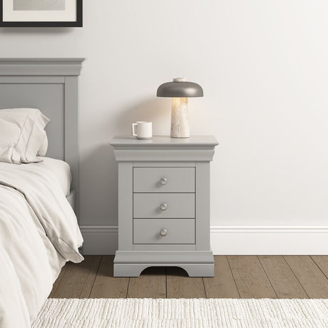 Bordeaux 3 Drawer Bedside - Seconique