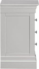 Bordeaux 3 Drawer Bedside - Seconique