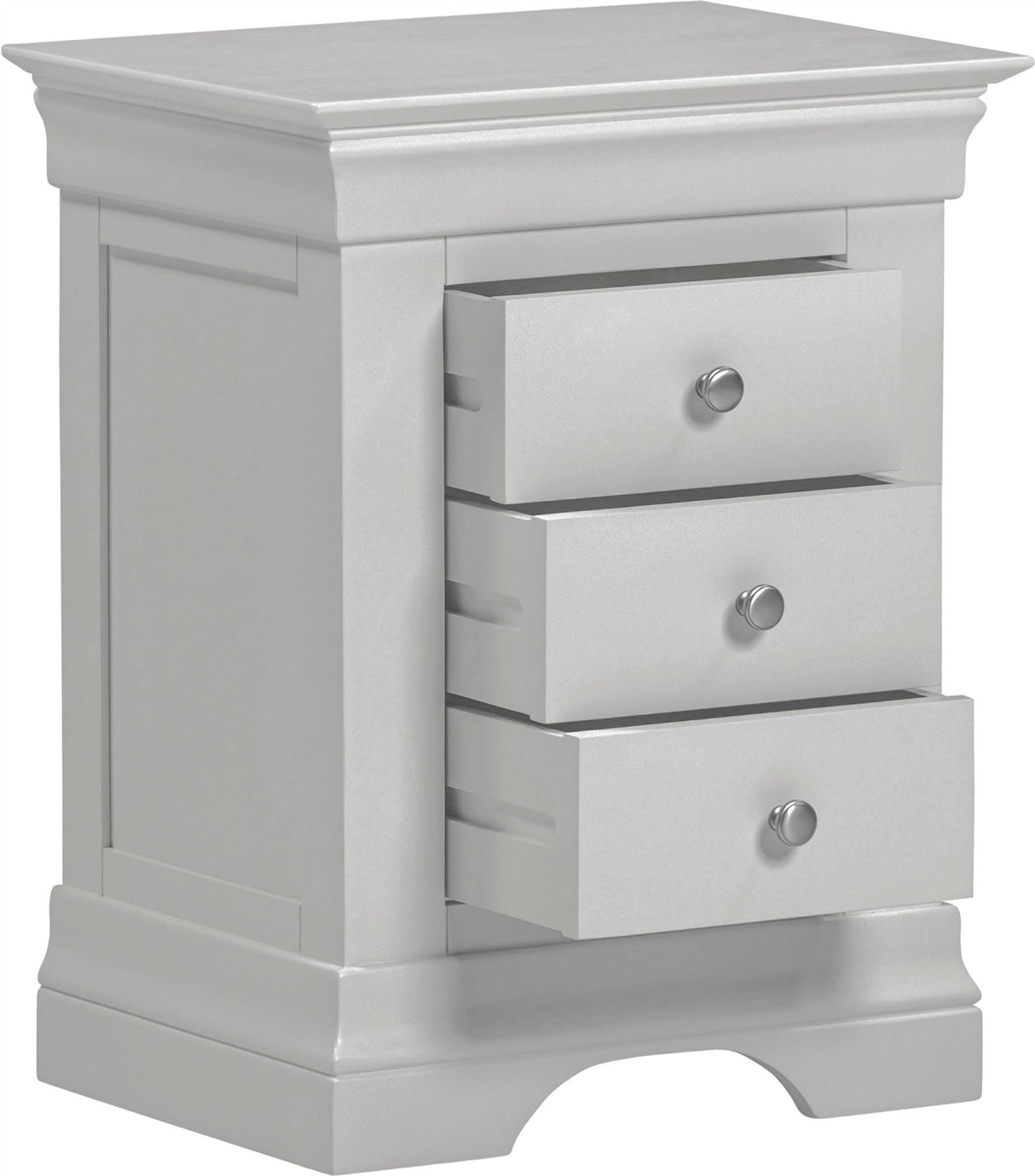 Bordeaux 3 Drawer Bedside - Seconique