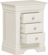 Bordeaux 3 Drawer Bedside - Seconique