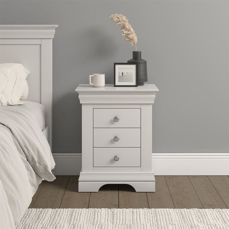 Bordeaux 3 Drawer Bedside - Seconique