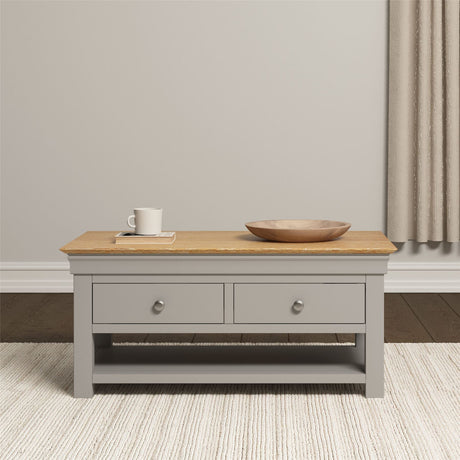 Bordeaux Coffee Table with 2 Drawers - Seconique