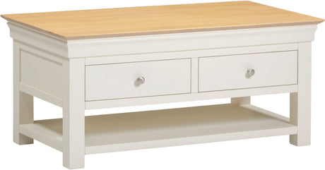 Bordeaux Coffee Table with 2 Drawers - Seconique