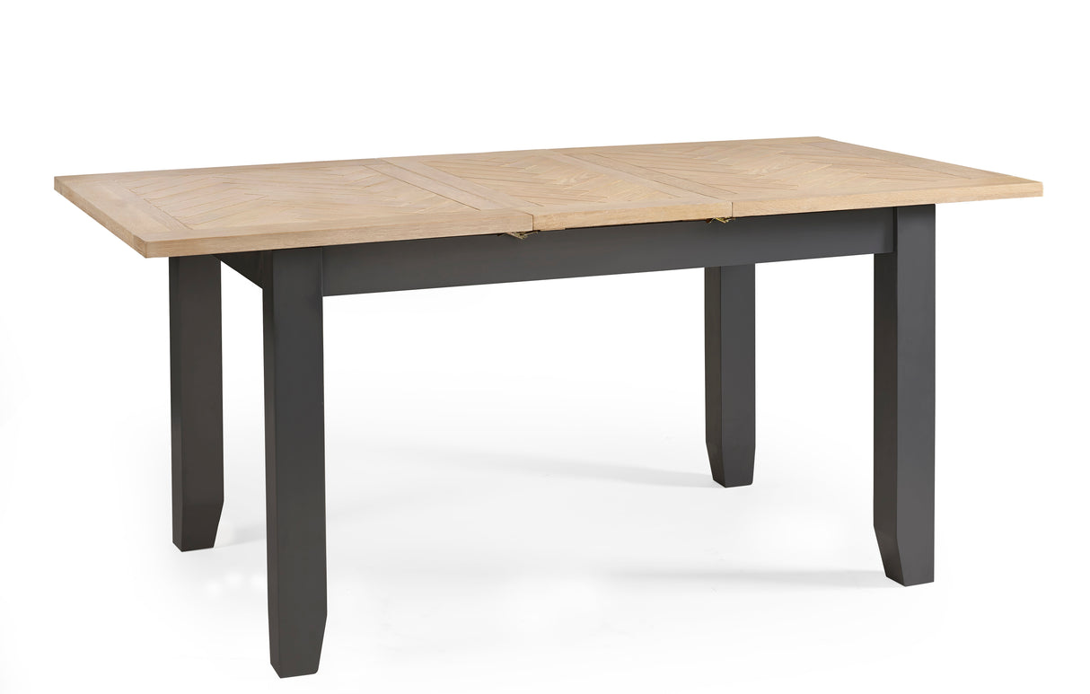Bordeaux Herringbone Extending Dining Table - Julian Bowen