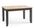 Bordeaux Herringbone Extending Dining Table - Julian Bowen