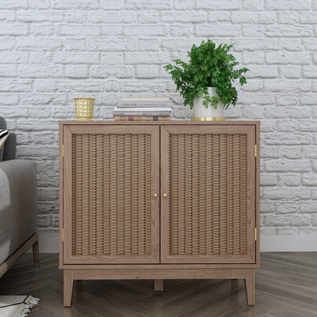 Bordeaux Rattan Small 2 Door Sideboard - LPD