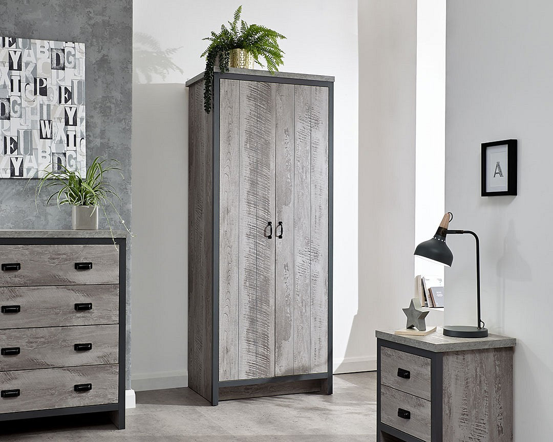 Boston 3 Piece Grey Bedroom Set