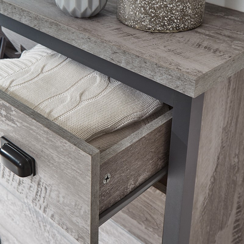 Boston 2 Tier 1 Drawer Shoe Cabinet - GFW