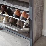 Boston 2 Tier 1 Drawer Shoe Cabinet - GFW