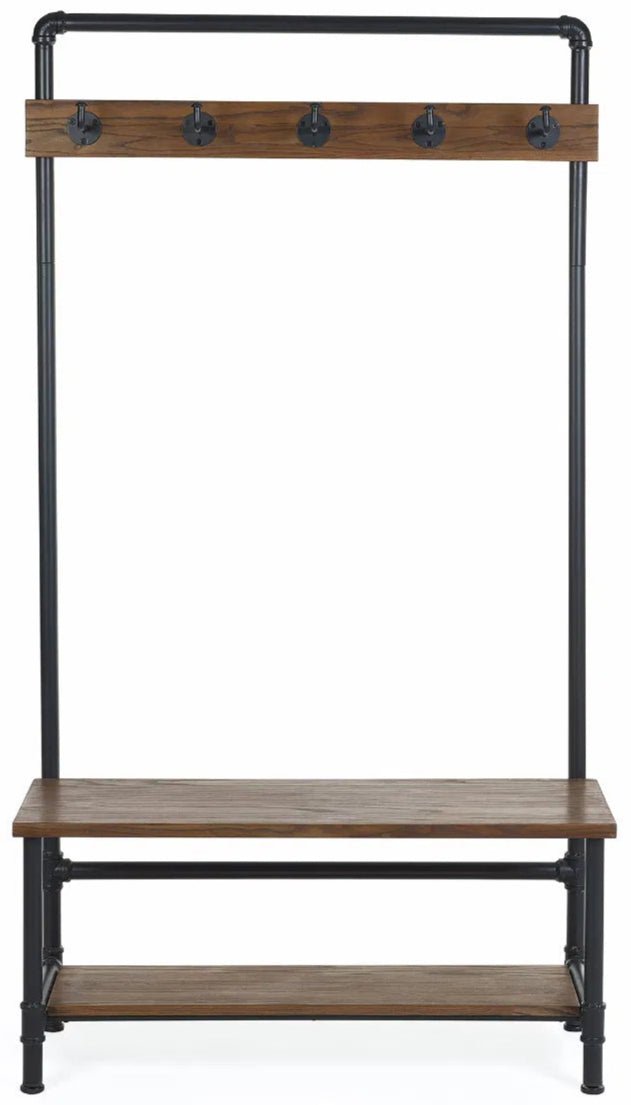 Boston Hallway Coat Stand with Bench - Julian Bowen