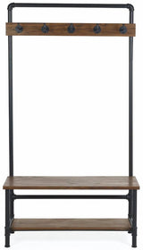 Boston Hallway Coat Stand with Bench - Julian Bowen