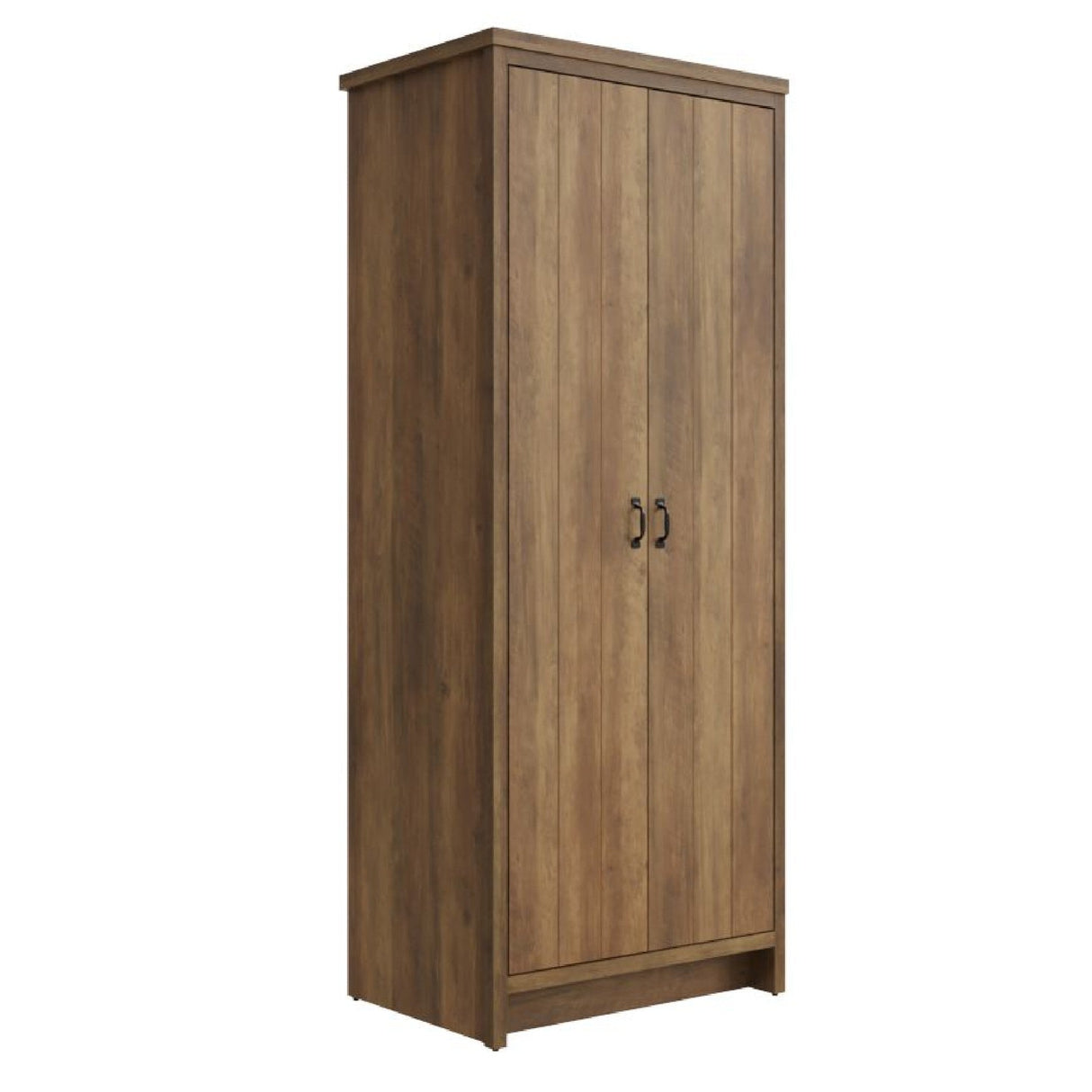 Boston Knotty Oak Wood Effect 2 Door Double Wardrobe - GFW
