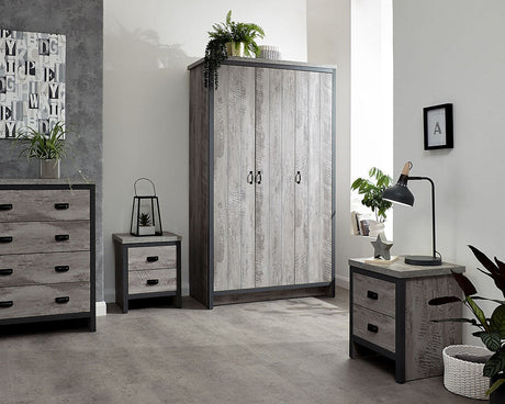 Boston Rustic 4 Piece Bedroom Set - GFW