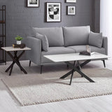 Bradley Marble Coffee Table - Julian Bowen
