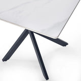 Bradley Marble Lamp Table - Julian Bowen