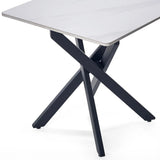 Bradley Marble Lamp Table - Julian Bowen