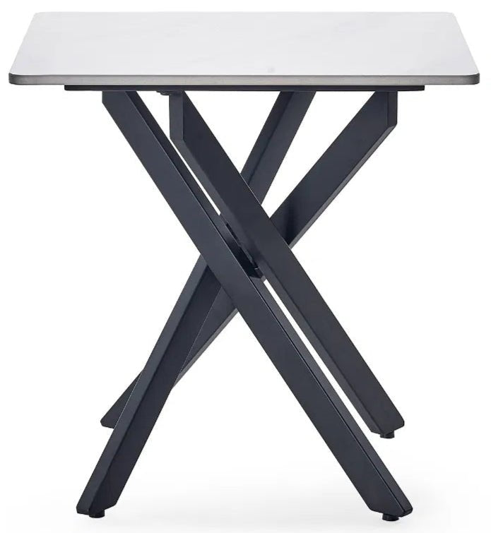 Bradley Marble Lamp Table - Julian Bowen