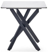 Bradley Marble Lamp Table - Julian Bowen