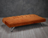 Brighton 3 Seater Velvet Clic Clac Sofa Bed - LPD