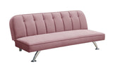 Brighton 3 Seater Velvet Clic Clac Sofa Bed - LPD