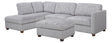Brittany Left Hand Corner Terminal Sofa and Footstool - TGC