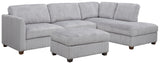 Brittany Right Hand Corner Terminal Sofa and Footstool - TGC