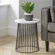 Broadway Round Lamp Table - Julian Bowen