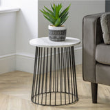 Broadway Round Lamp Table - Julian Bowen