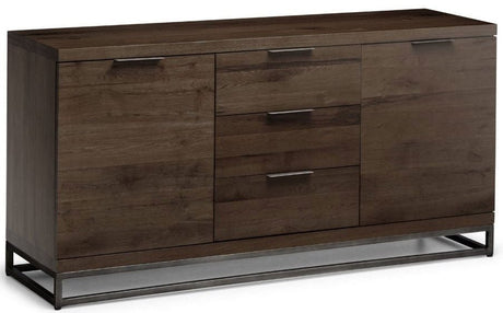Brooklyn 3 Drawer 2 Door Sideboard - Julian Bowen