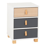 Brooklyn 3 Drawer Bedside - Seconique