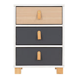 Brooklyn 3 Drawer Bedside - Seconique