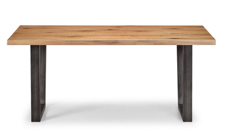 Brooklyn and Soho Dining Table, Bench and 4 Chairs - Julian Bowen