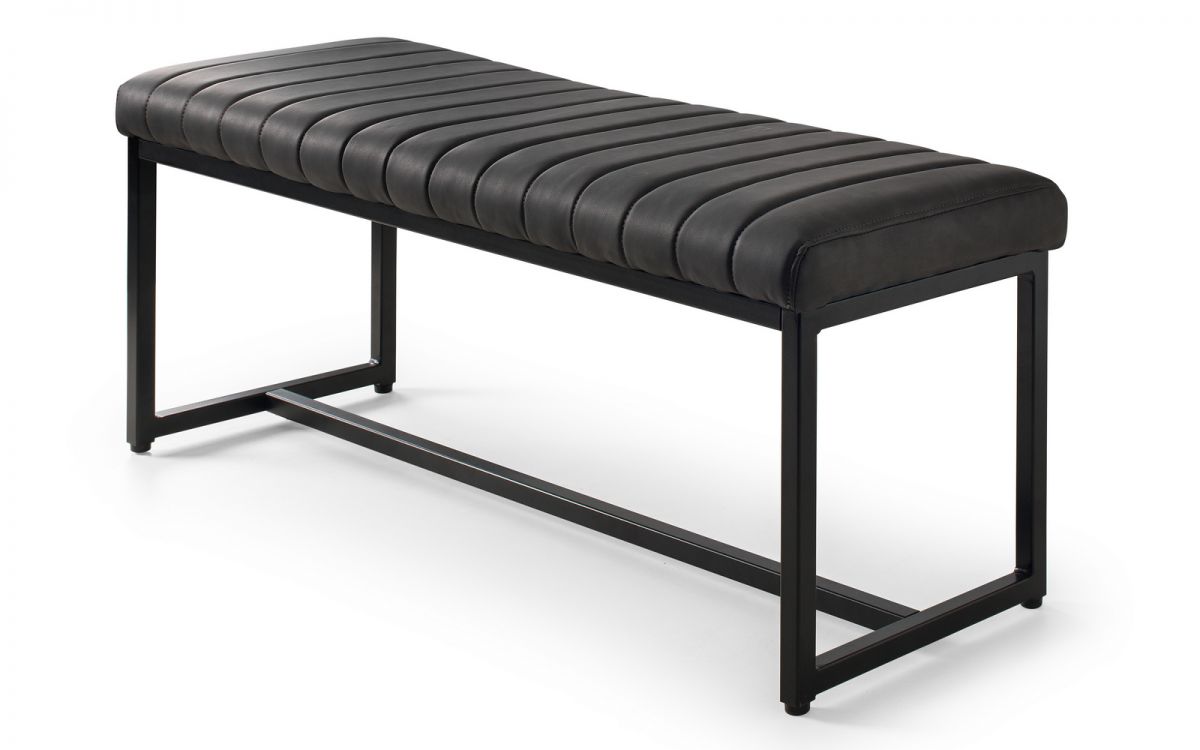Brooklyn and Soho Dining Table, Bench and 4 Chairs - Julian Bowen