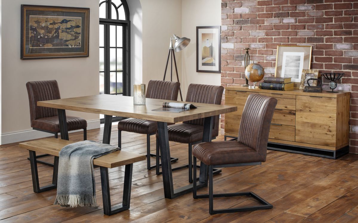 Brooklyn Dining Room Bench - Julian Bowen