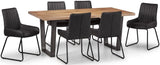 Brooklyn Dining Set with 6 Soho Chairs - Julian Bowen