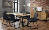 Brooklyn Dining Set with 6 Soho Chairs - Julian Bowen