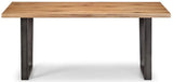 Brooklyn Dining Table and 6 Cantilever Chairs - Julian Bowen