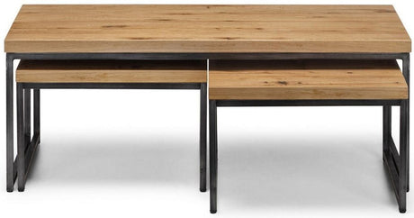 Brooklyn Nesting Coffee Tables - Julian Bowen