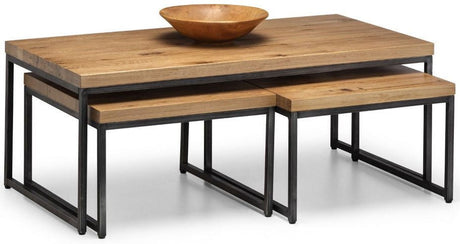 Brooklyn Nesting Coffee Tables - Julian Bowen