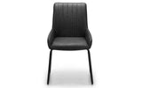 Brooklyn Round Dining Table with 4 Soho Chairs - Julian Bowen